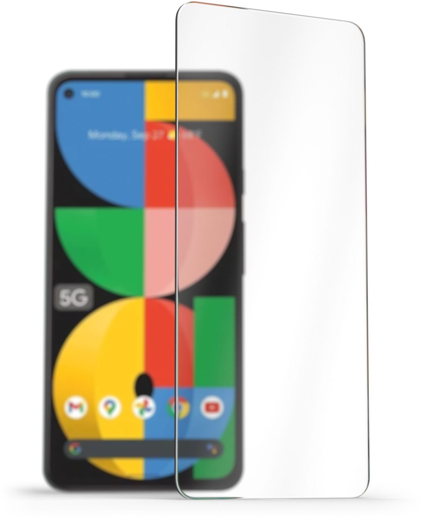 AlzaGuard 2.5D Case Friendly Glass Protector for Pixel 5a Glass...