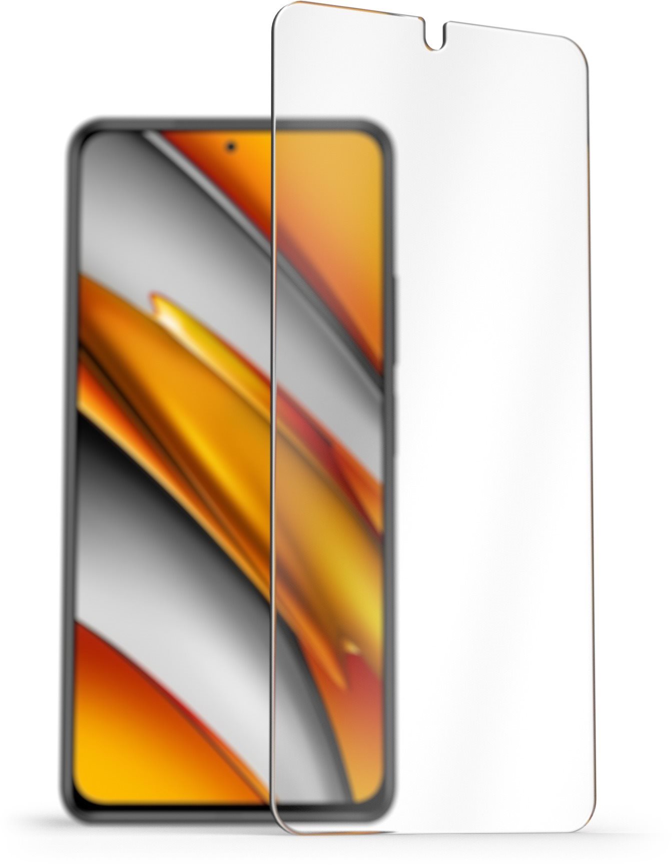 AlzaGuard 2.5D Case Friendly Glass Protector for POCO F3 Glass...