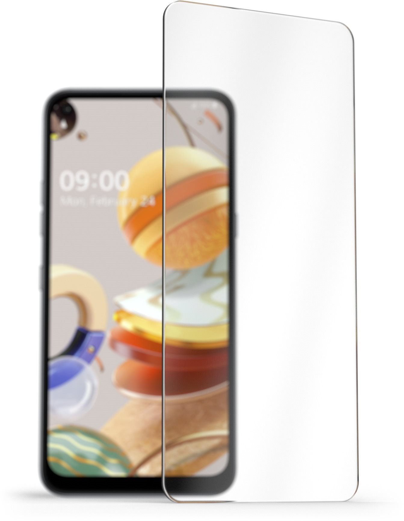 AlzaGuard 2.5D Case Friendly Glass Protector for LG K61 Glass...