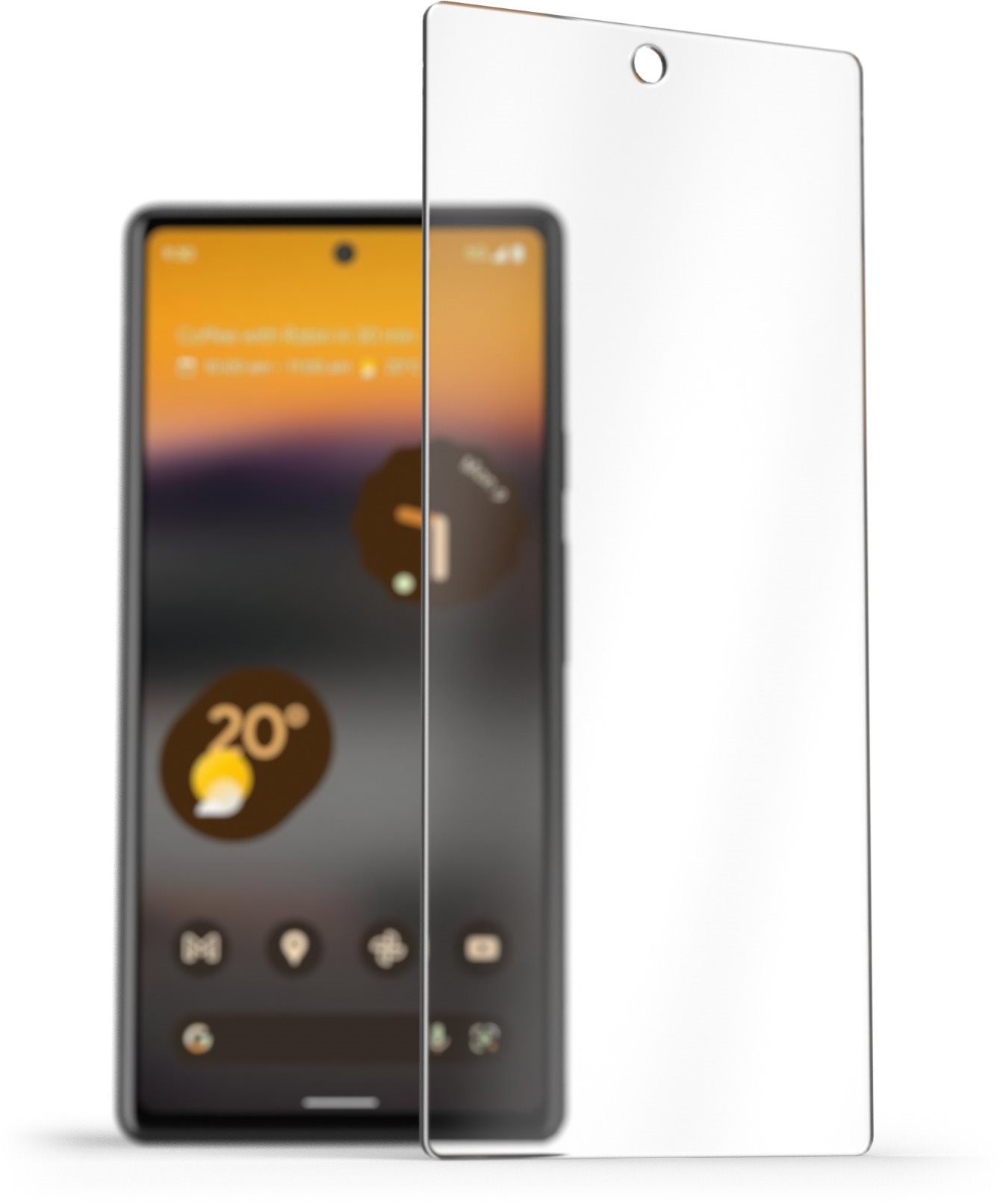 AlzaGuard Case Friendly Glass Protector Google Pixel 6a 5G 2.5D...