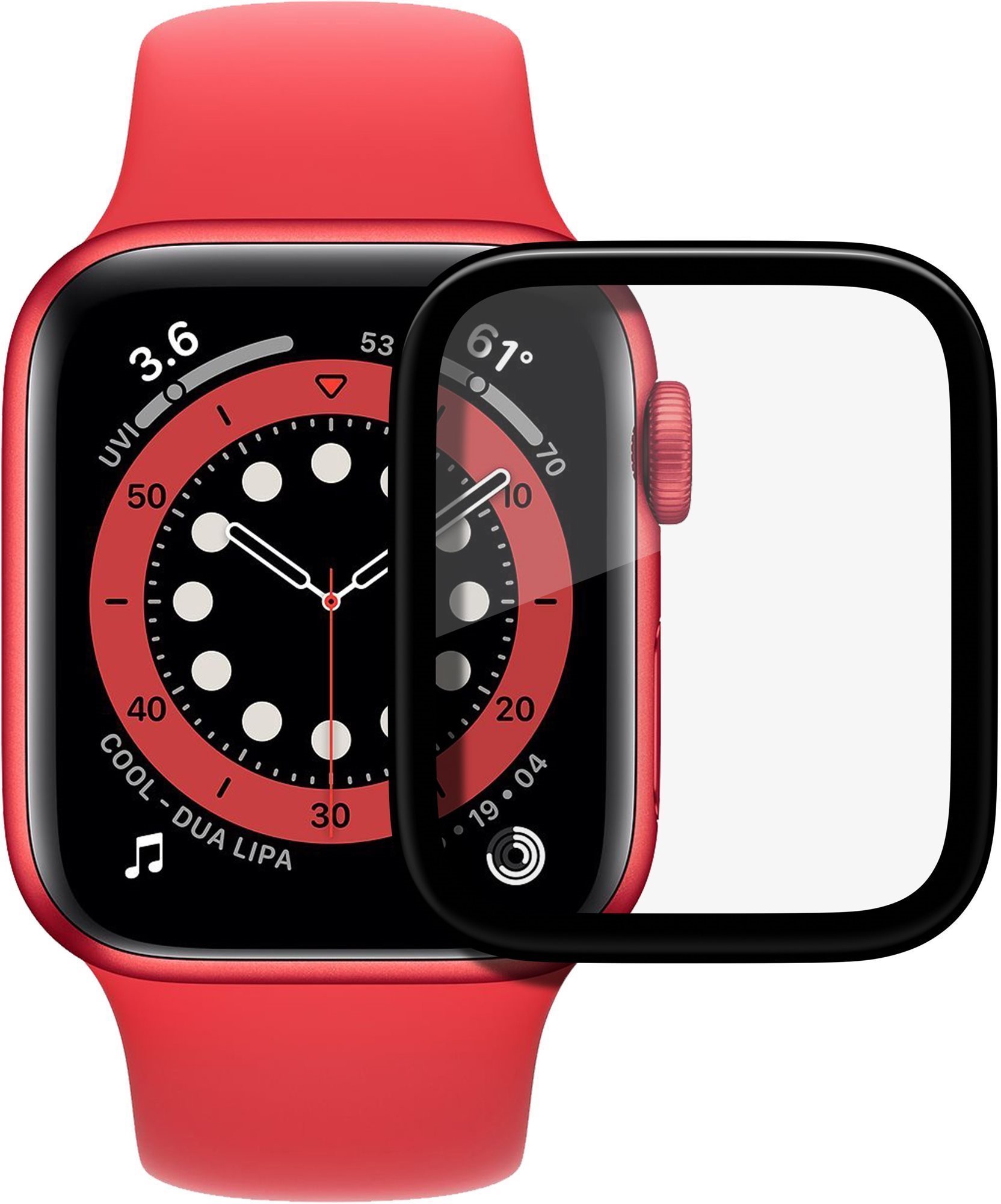 AlzaGuard FlexGlass for Apple Watch 44mm Glass Screen Protector