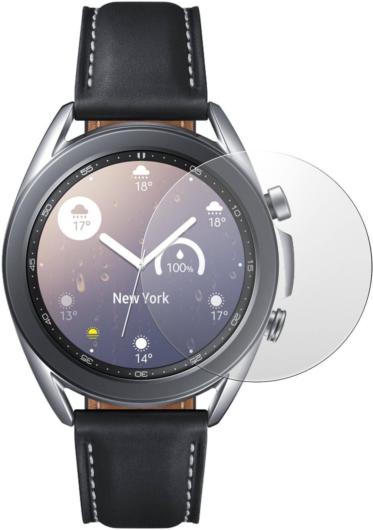AlzaGuard FlexGlass for Samsung Galaxy Watch 3 41mm Glass Screen...