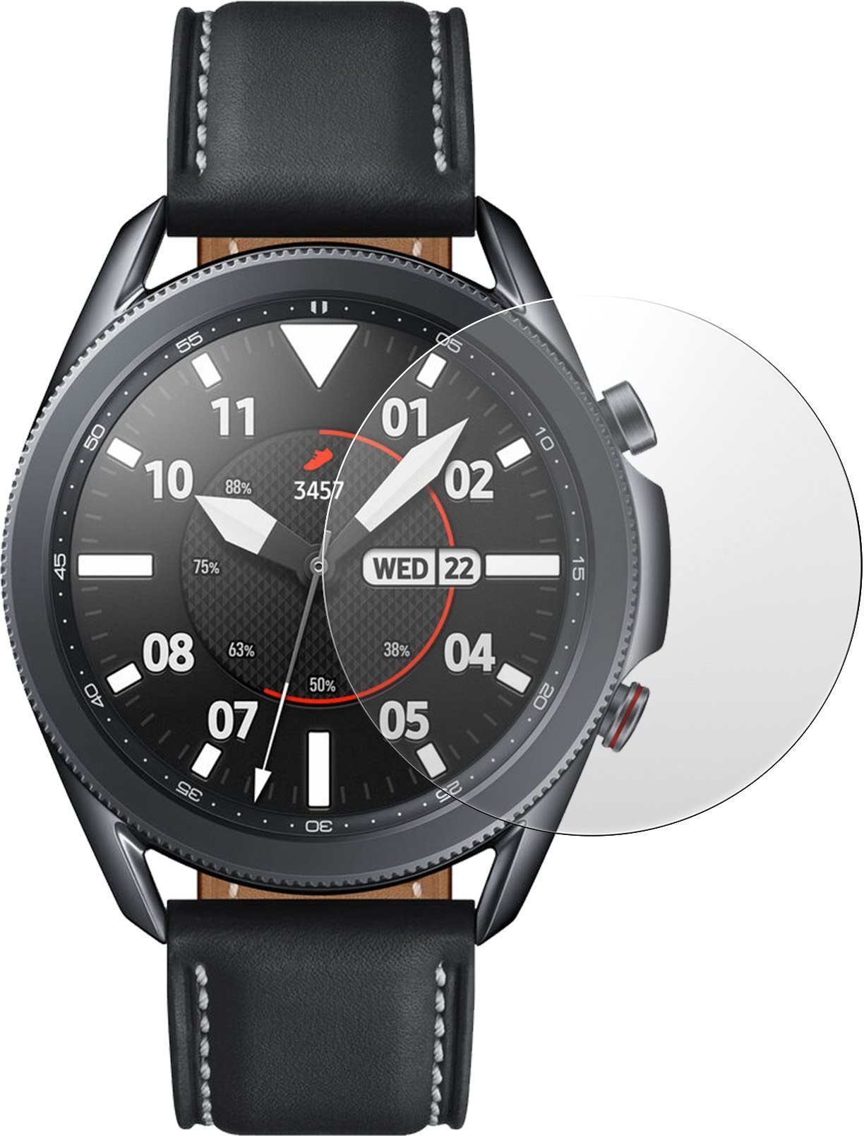 AlzaGuard FlexGlass for Samsung Galaxy Watch 3 45mm Glass Screen...