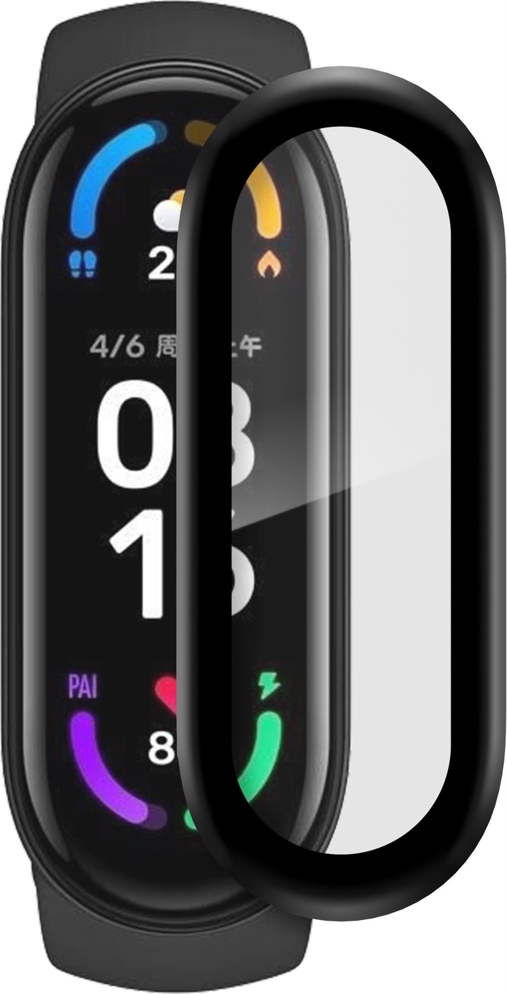 AlzaGuard FlexGlass for Xiaomi Mi Smart Band 6 Glass Screen Protector
