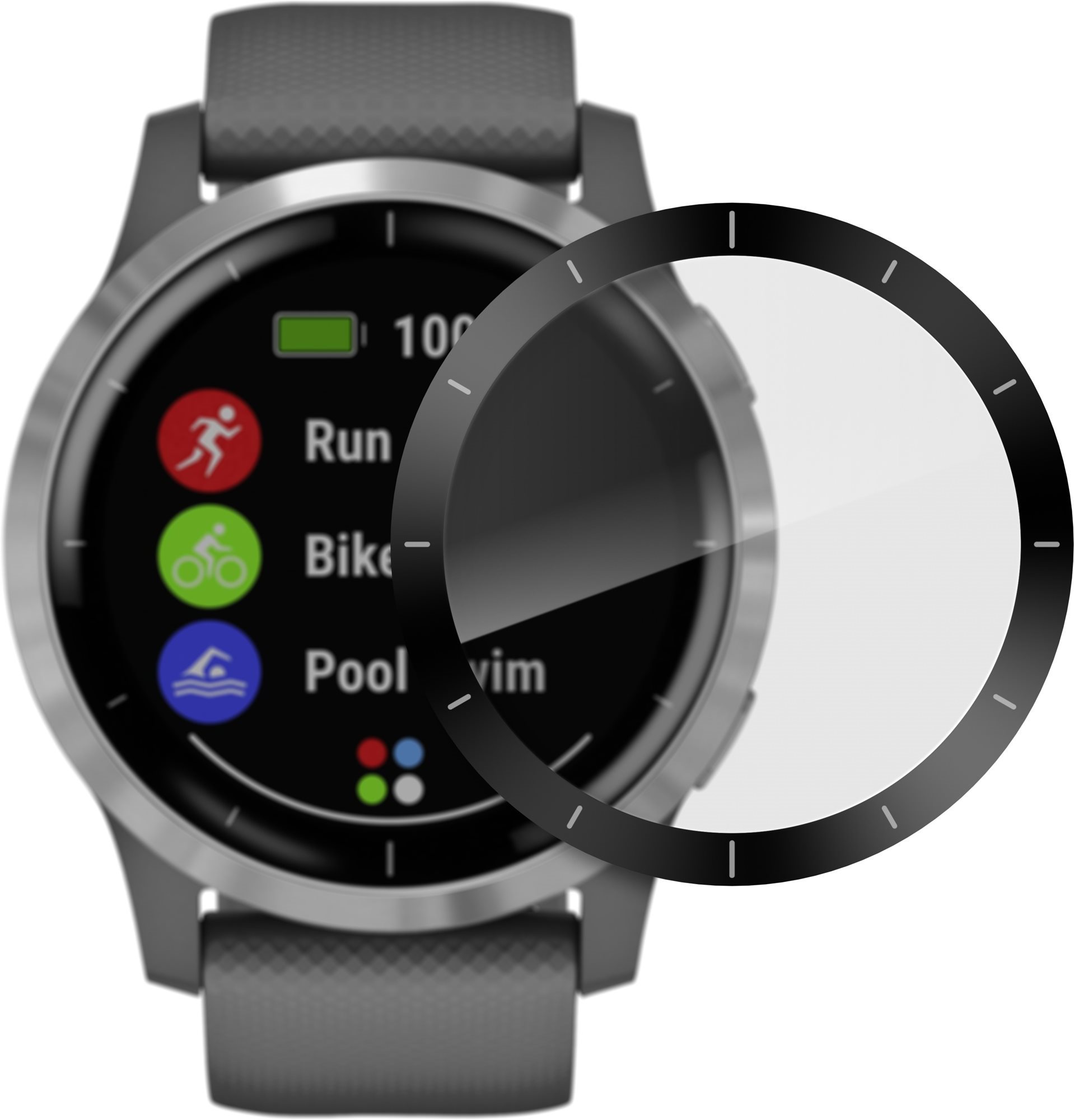 AlzaGuard FlexGlass for Garmin Vívoactive 4 Glass Screen Protector