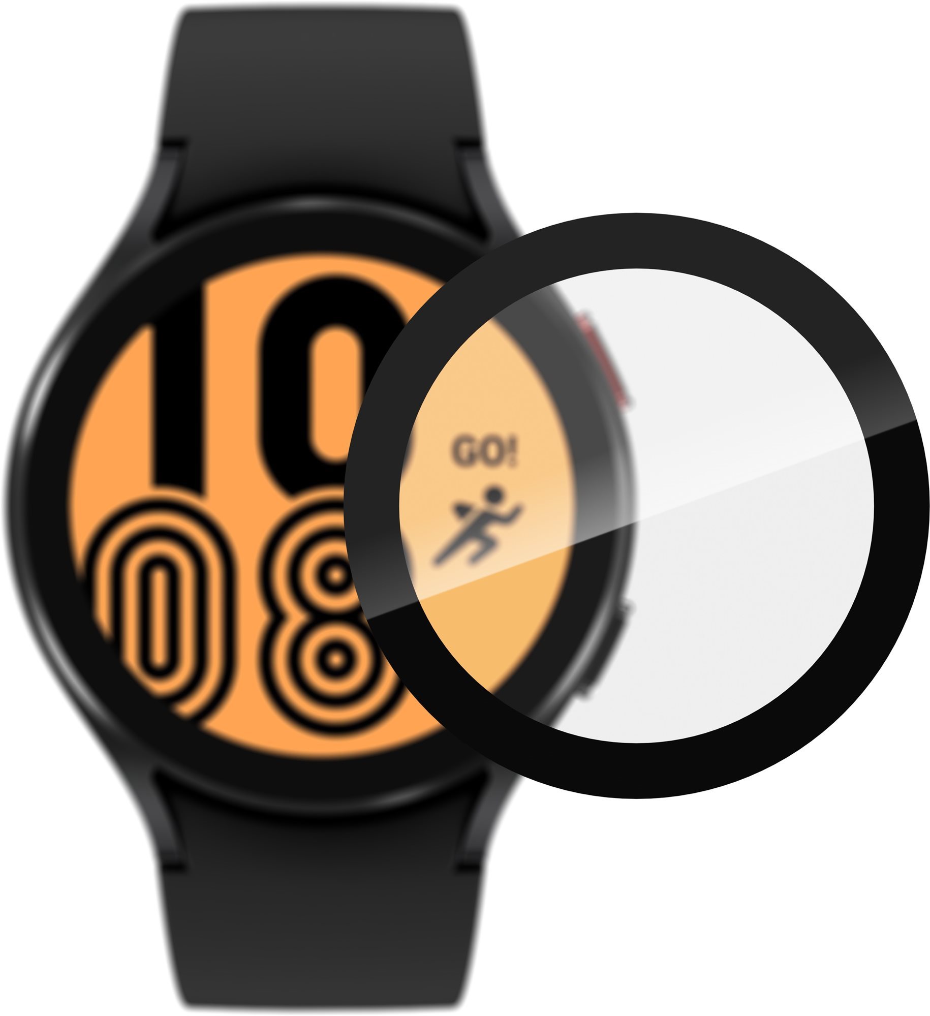 AlzaGuard FlexGlass for Samsung Galaxy Watch 4 44mm Glass Screen...