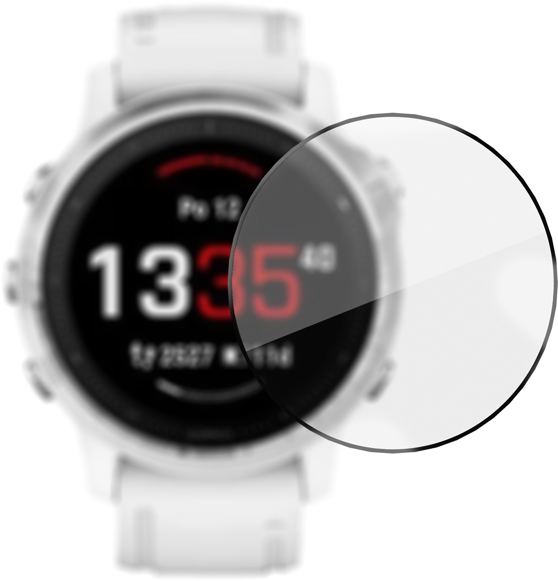 AlzaGuard Flexglass für Garmin Fenix 6S Schutzglas