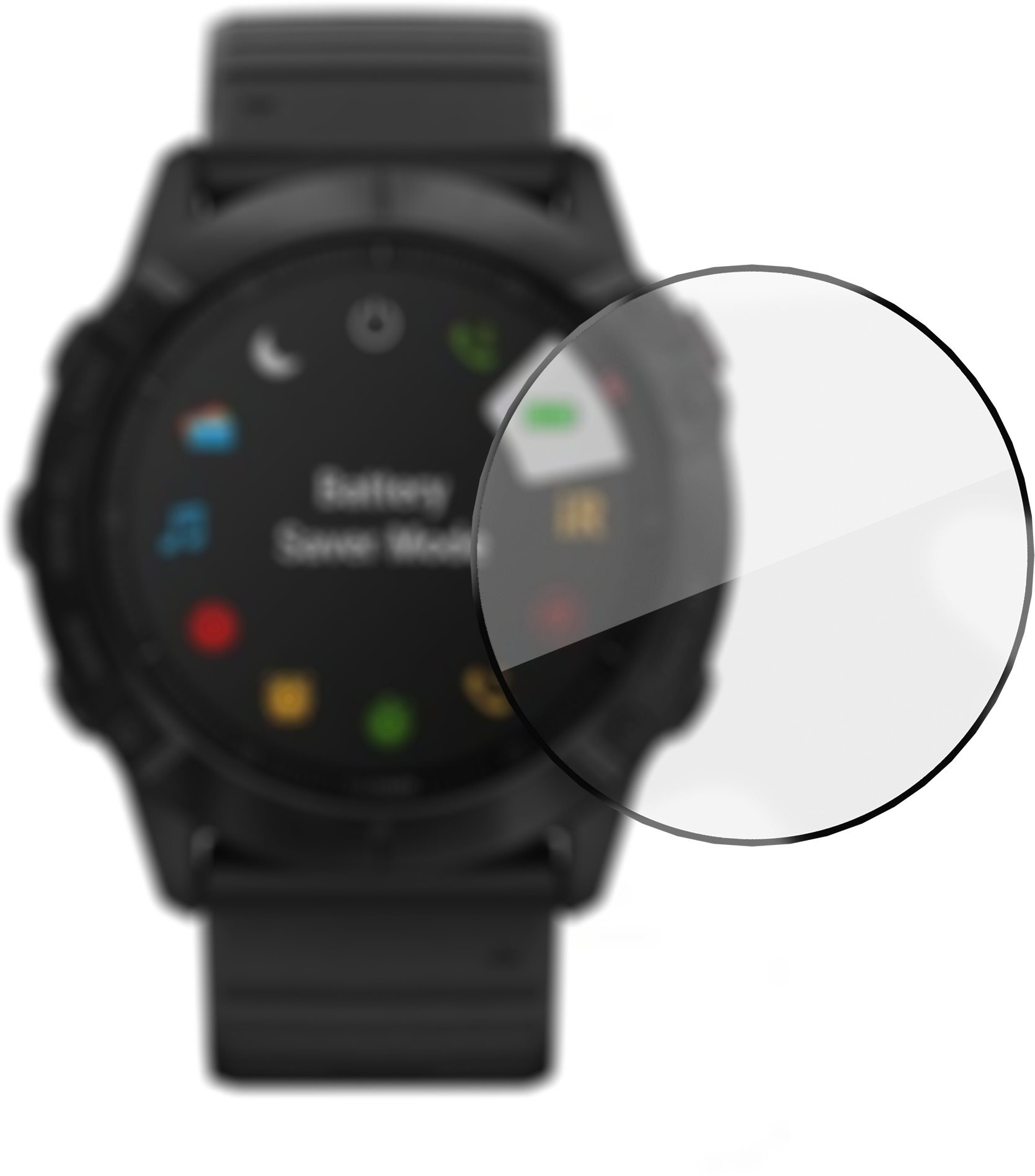 AlzaGuard Flexglass na Garmin Fenix 6X Ochranné sklo