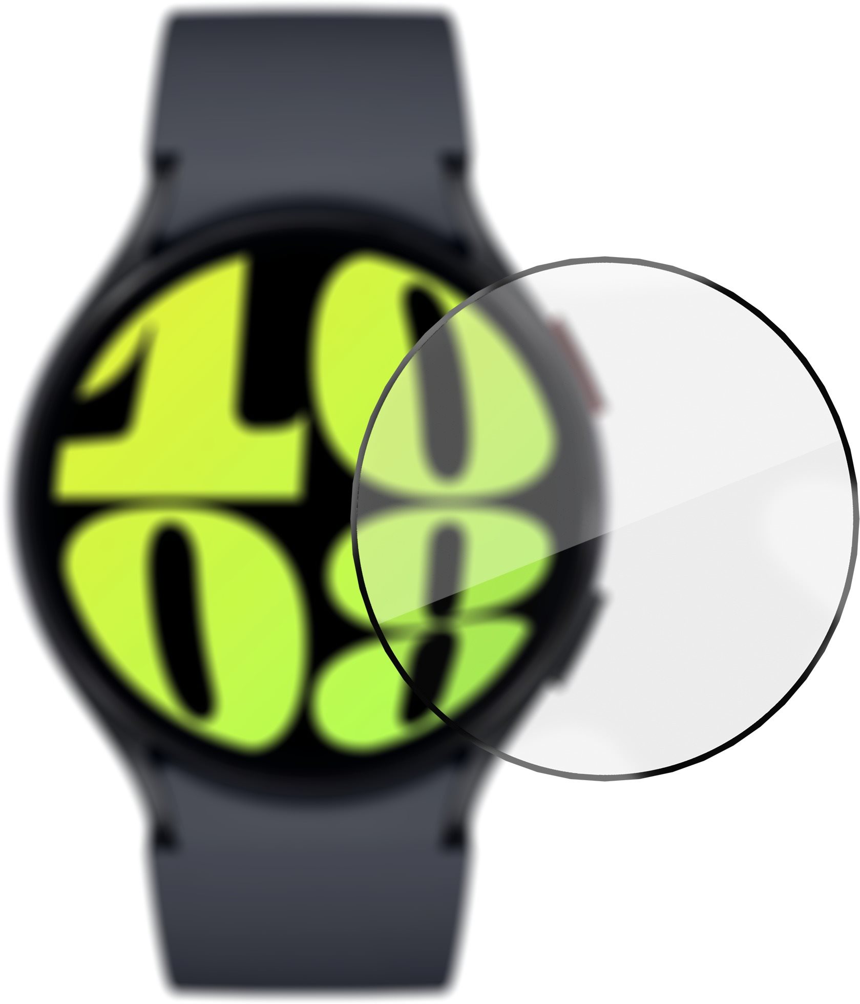 AlzaGuard Flexglass na Samsung Galaxy Watch 6 44 mm Ochranné sklo