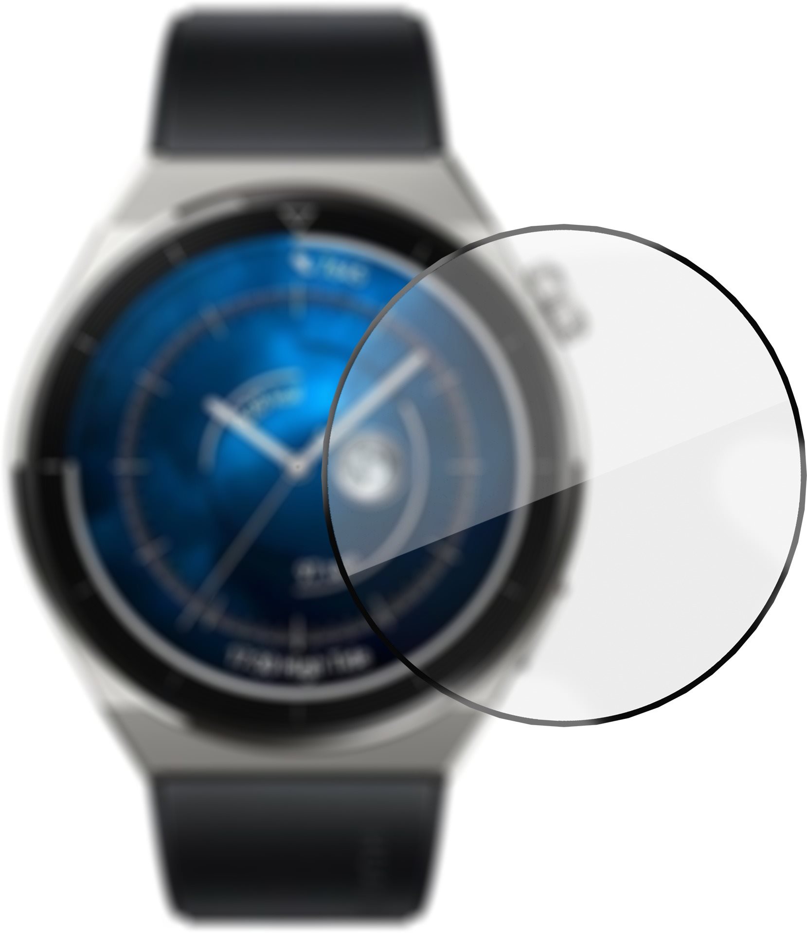 AlzaGuard Flexglass na Huawei GT3 Pro 46 mm Ochranné sklo