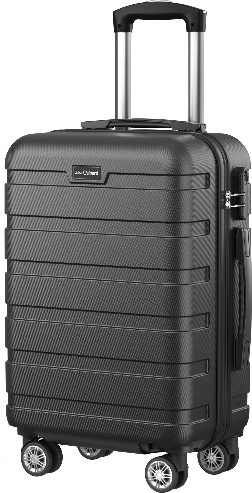 AlzaGuard Traveler Suitcase, S - fekete Bőrönd