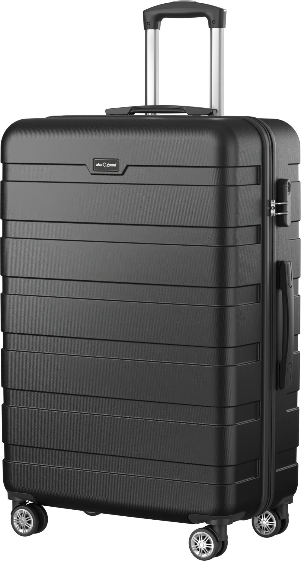AlzaGuard Traveler Suitcase, Größe L - schwarz Reisekoffer