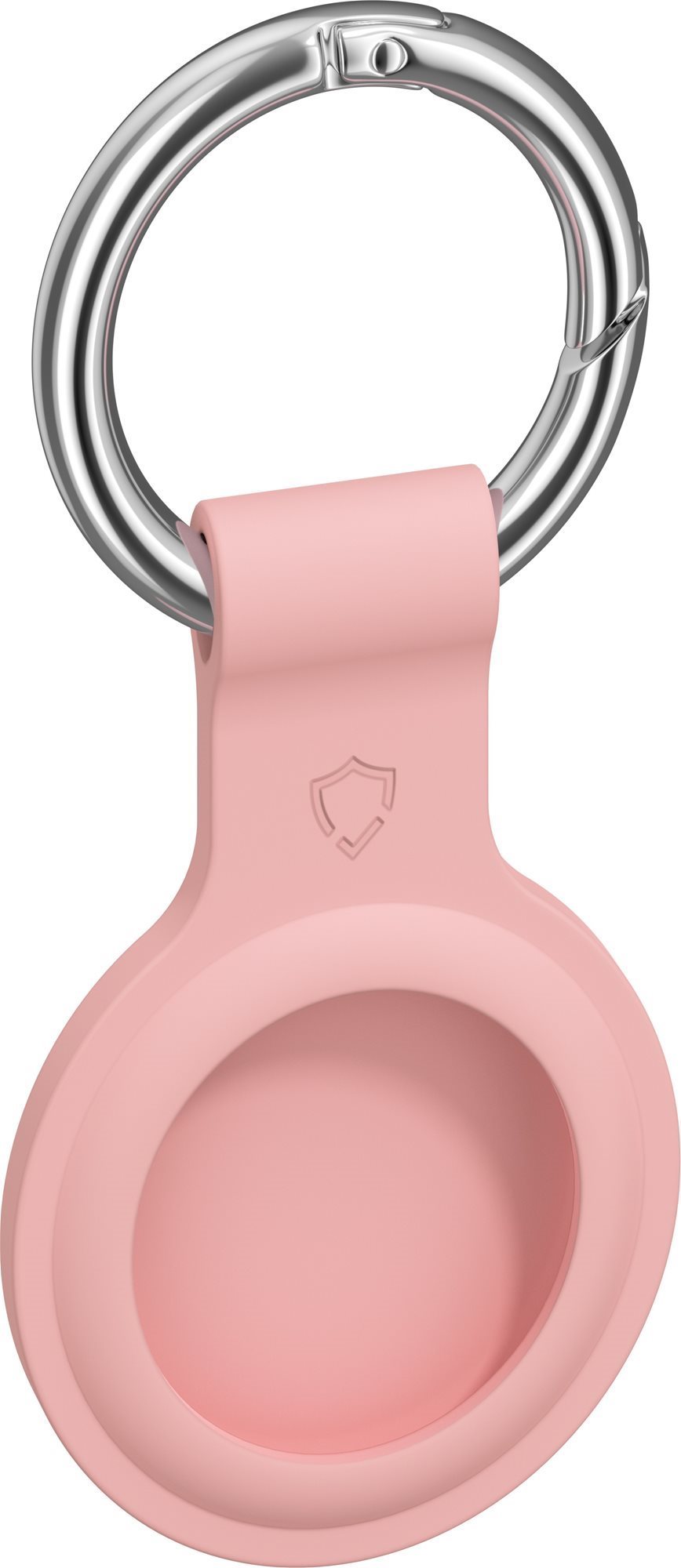 AlzaGuard Silicone Keychain for Airtag Pink AirTag Key Ring