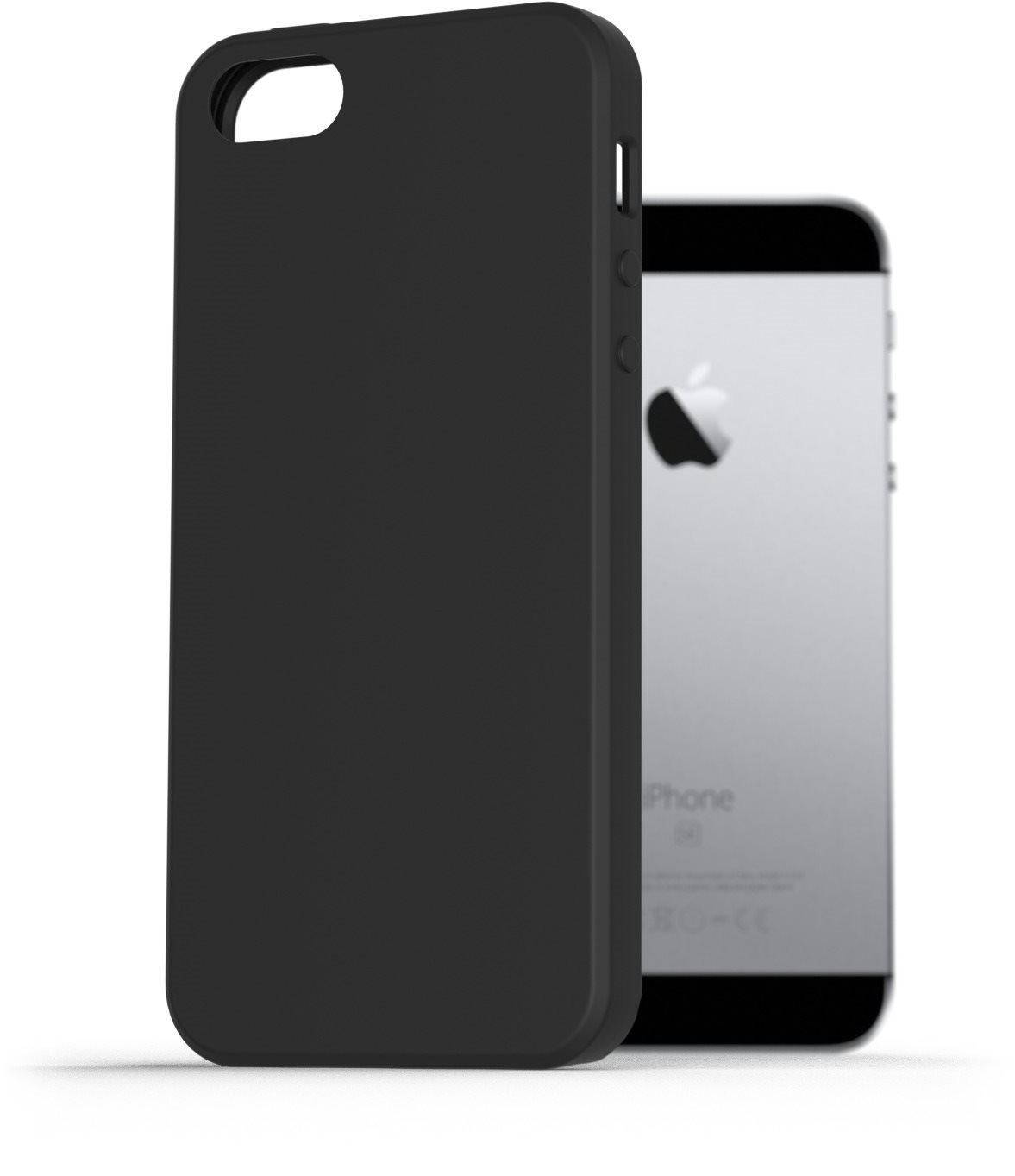 AlzaGuard Premium Liquid Silicone Case for iPhone 5 / 5S / SE Black...