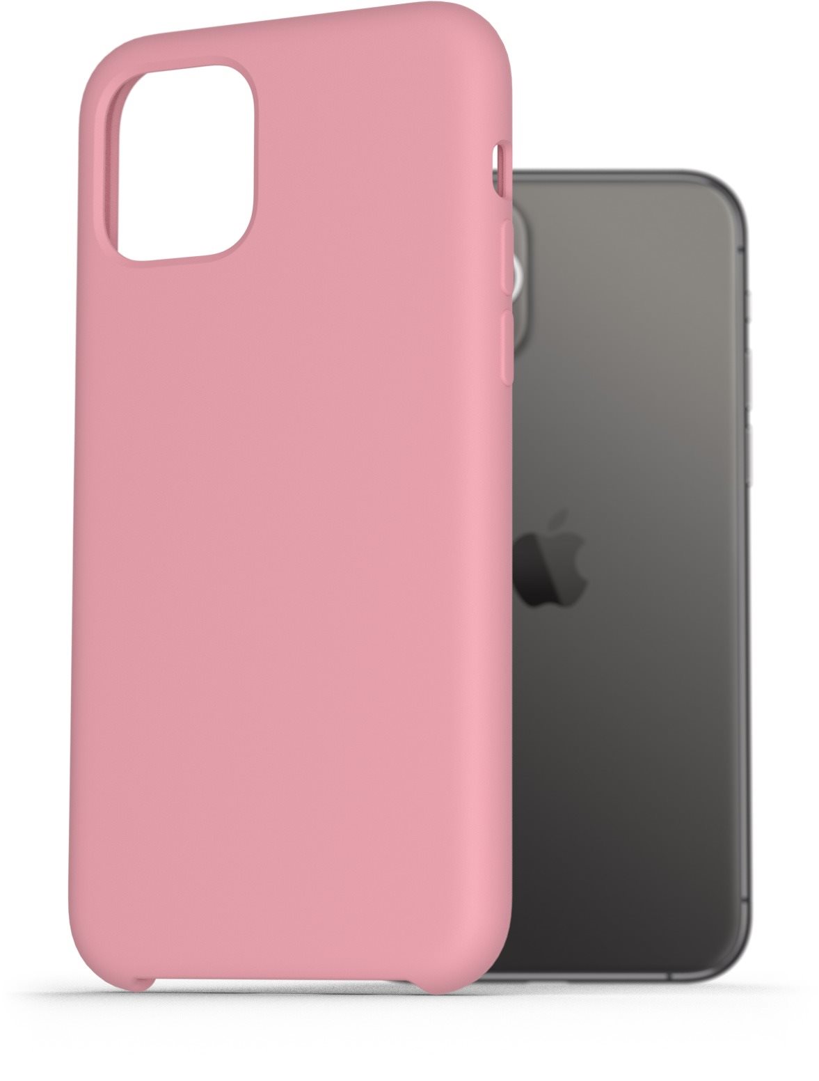 AlzaGuard Premium Liquid Silicone Case for iPhone 11 Pro Pink Phone...