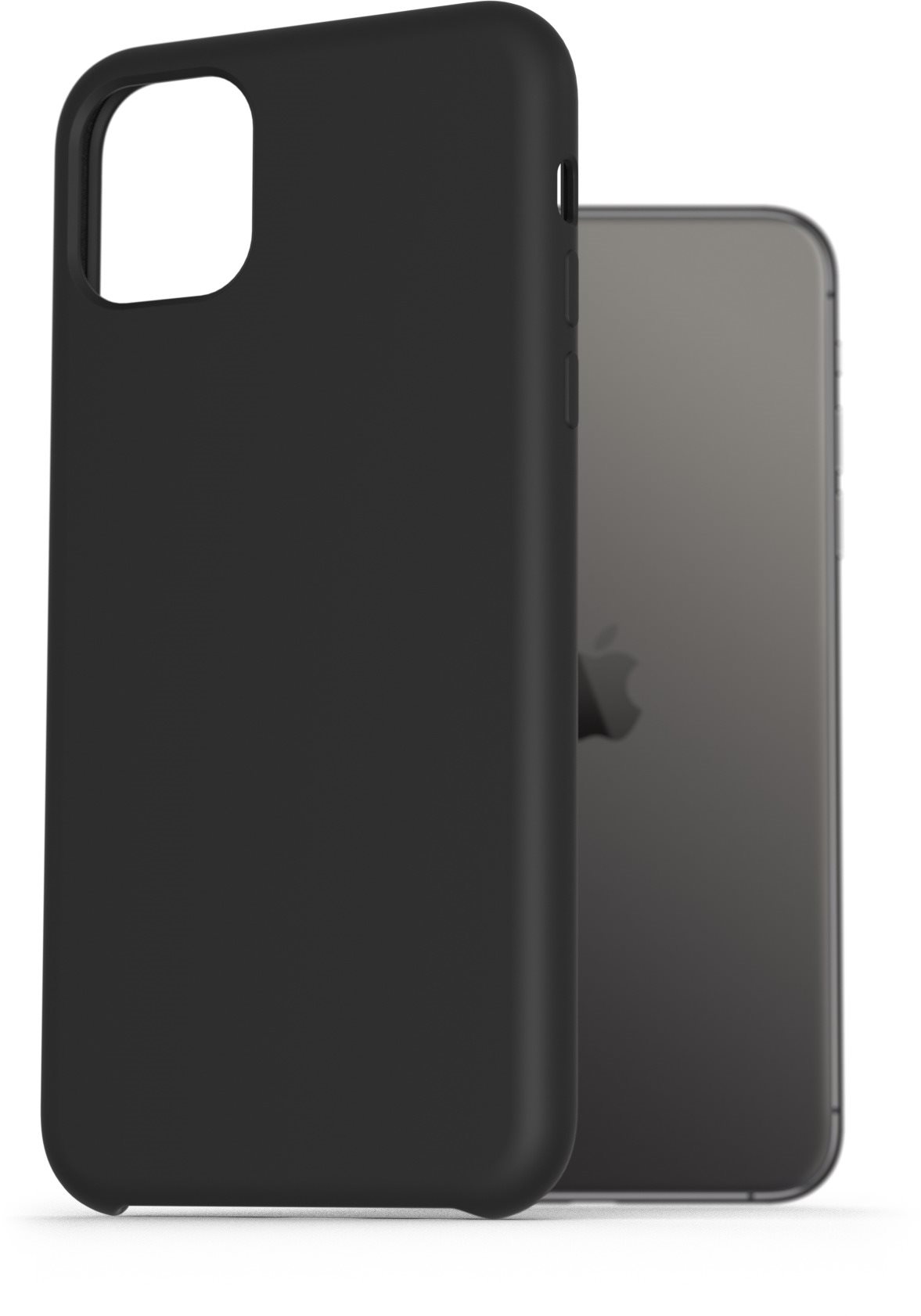 AlzaGuard Premium Liquid Silicone Case for iPhone 11 Pro Max Black...