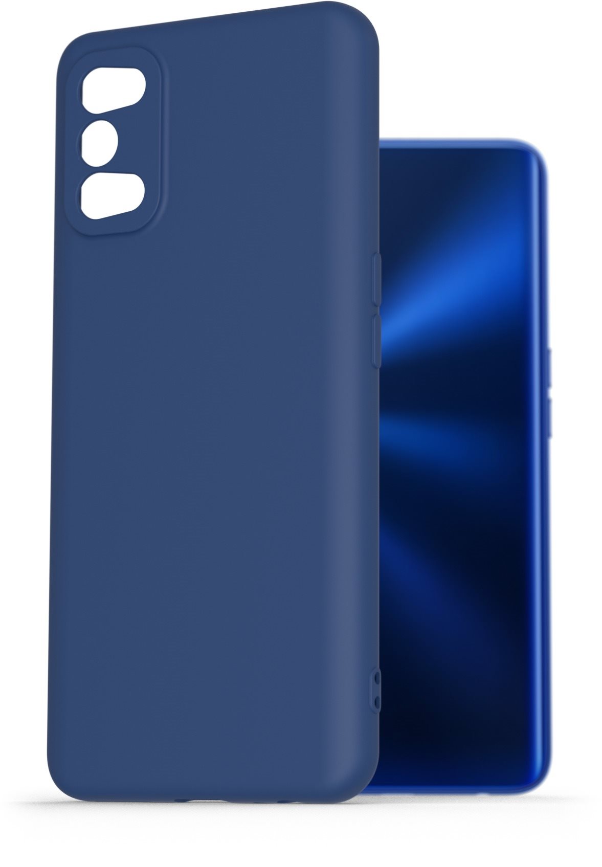 AlzaGuard Premium Liquid Silicone Case pour Realme 7 Pro bleu Coque...