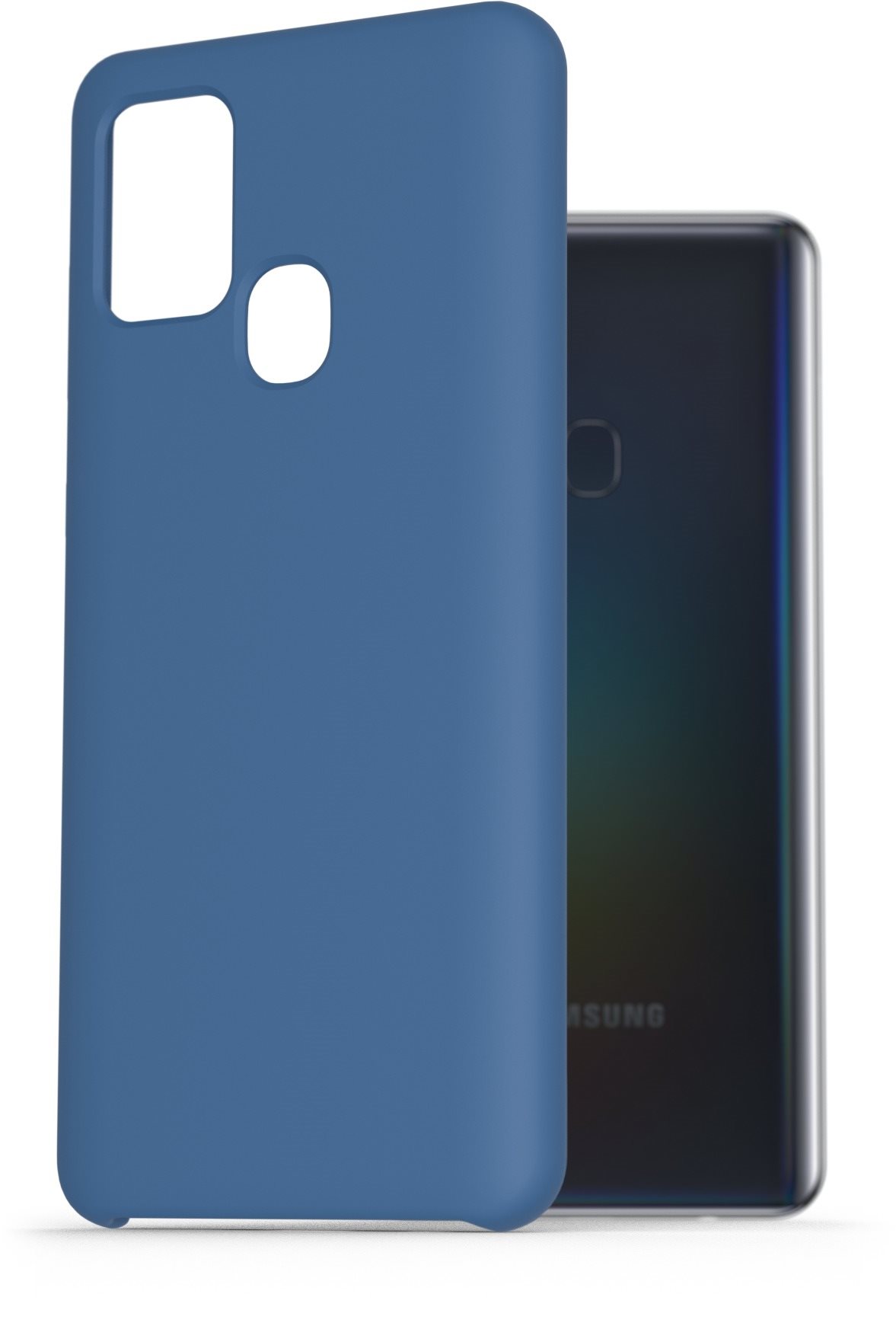 AlzaGuard Premium Liquid Silicone Case for Samsung Galaxy A21s Blue...
