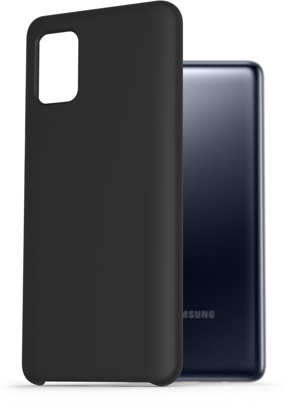 AlzaGuard Premium Liquid Silicone Case for Samsung Galaxy A51 Black...