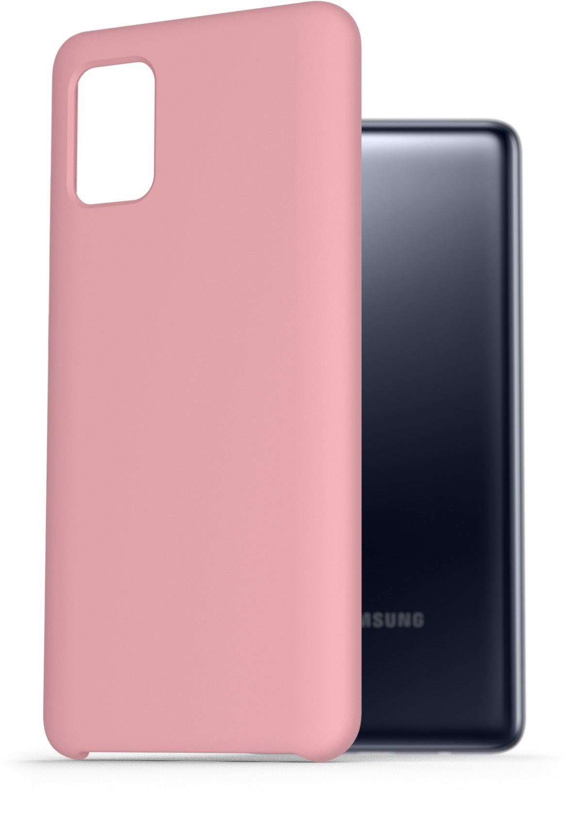AlzaGuard Premium Liquid Silicone Case for Samsung Galaxy A51 Pink...