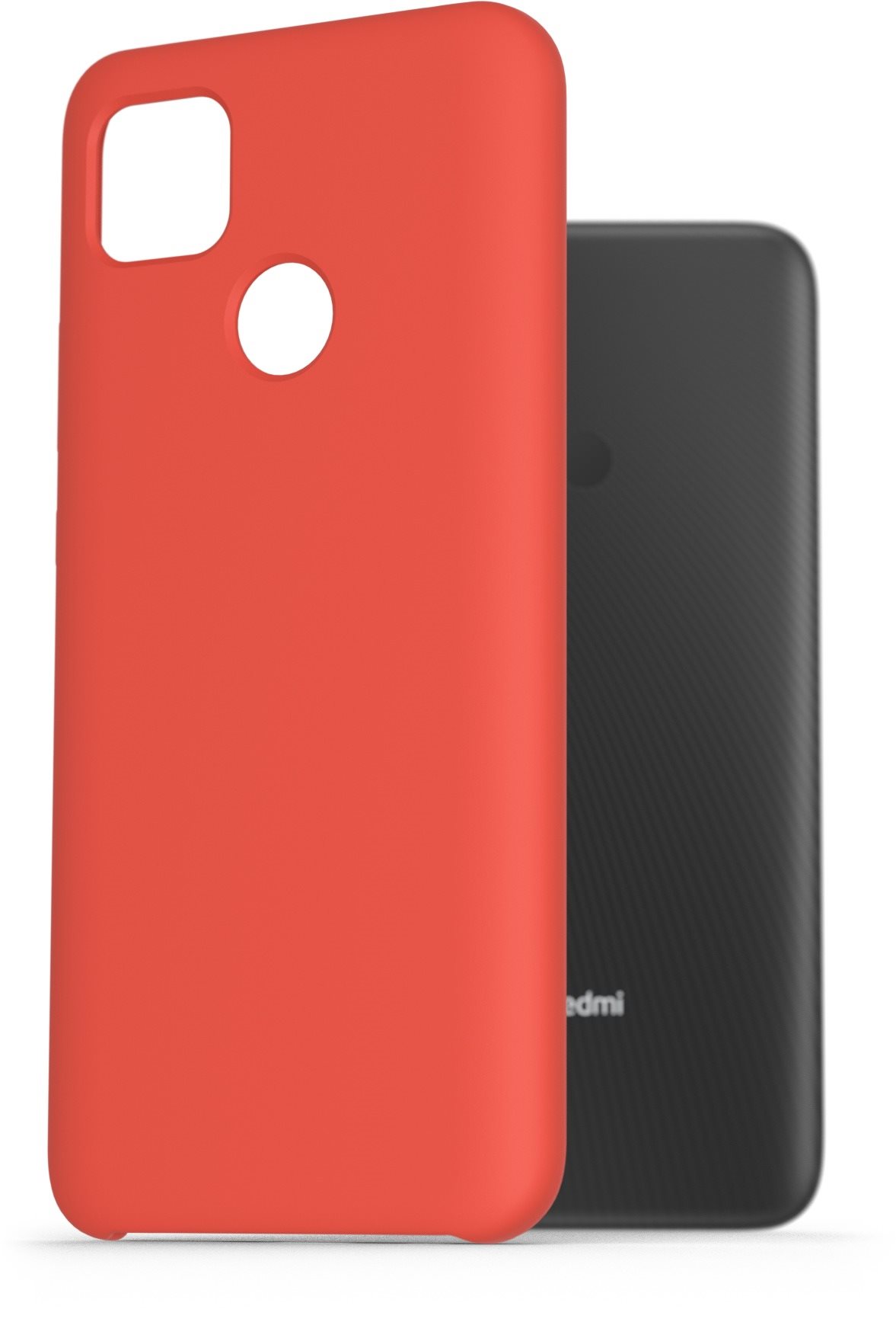 AlzaGuard Premium Liquid Silicone Case for Xiaomi Redmi 9C red...