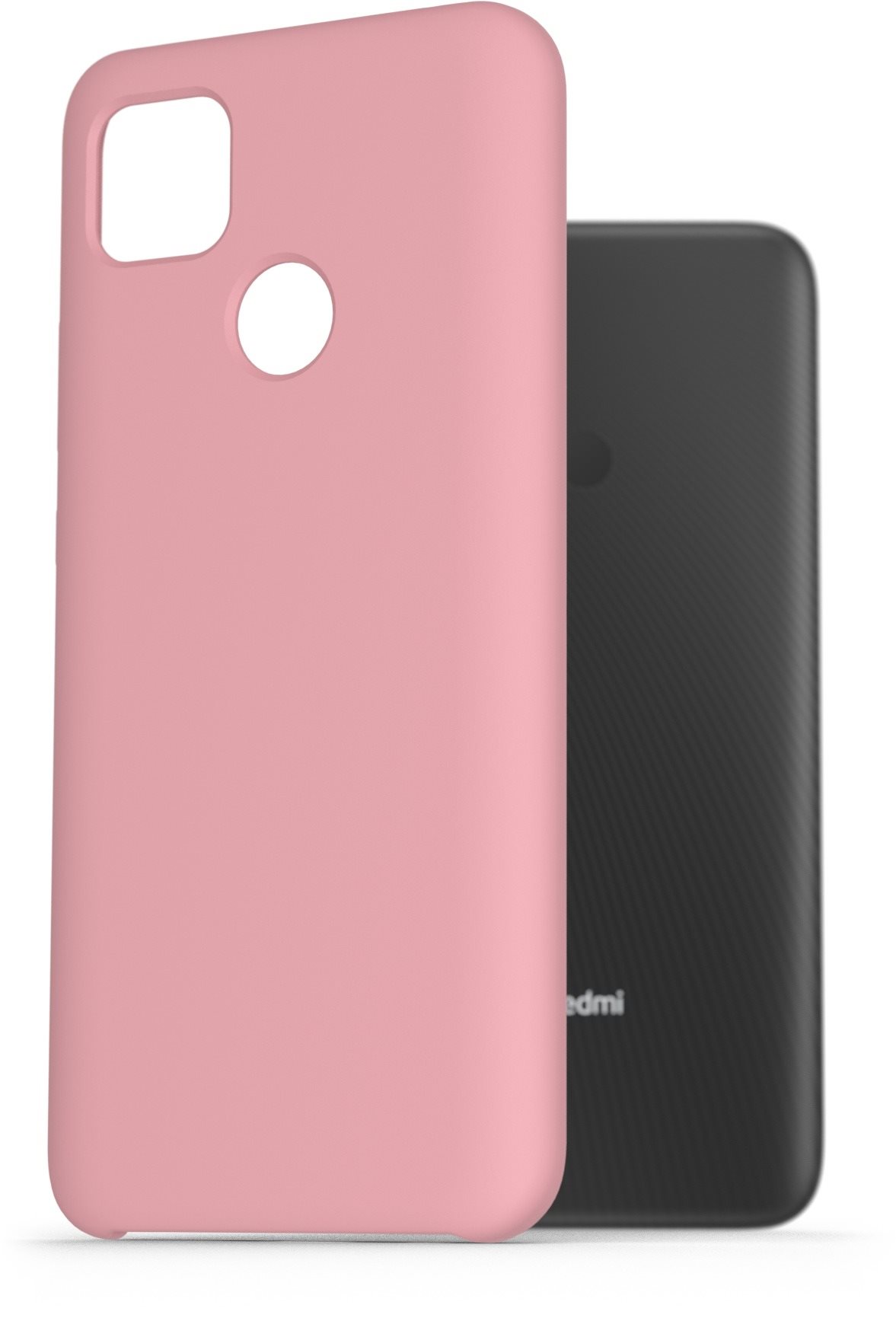 AlzaGuard Premium Liquid Silicone Case for Xiaomi Redmi 9C Pink...