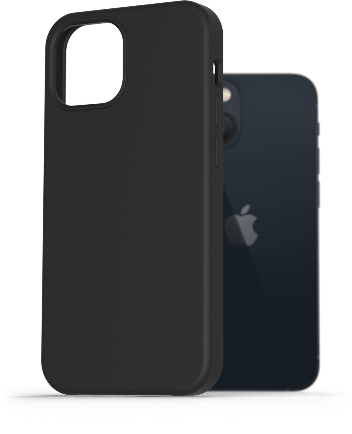 AlzaGuard Premium Liquid Silicone Case for iPhone 13 Mini, Black...