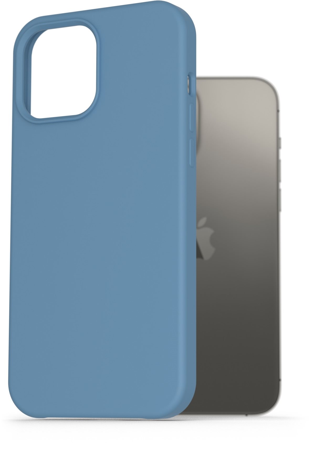 AlzaGuard Premium Liquid Silicone Case for iPhone 13 Pro Max, Blue...