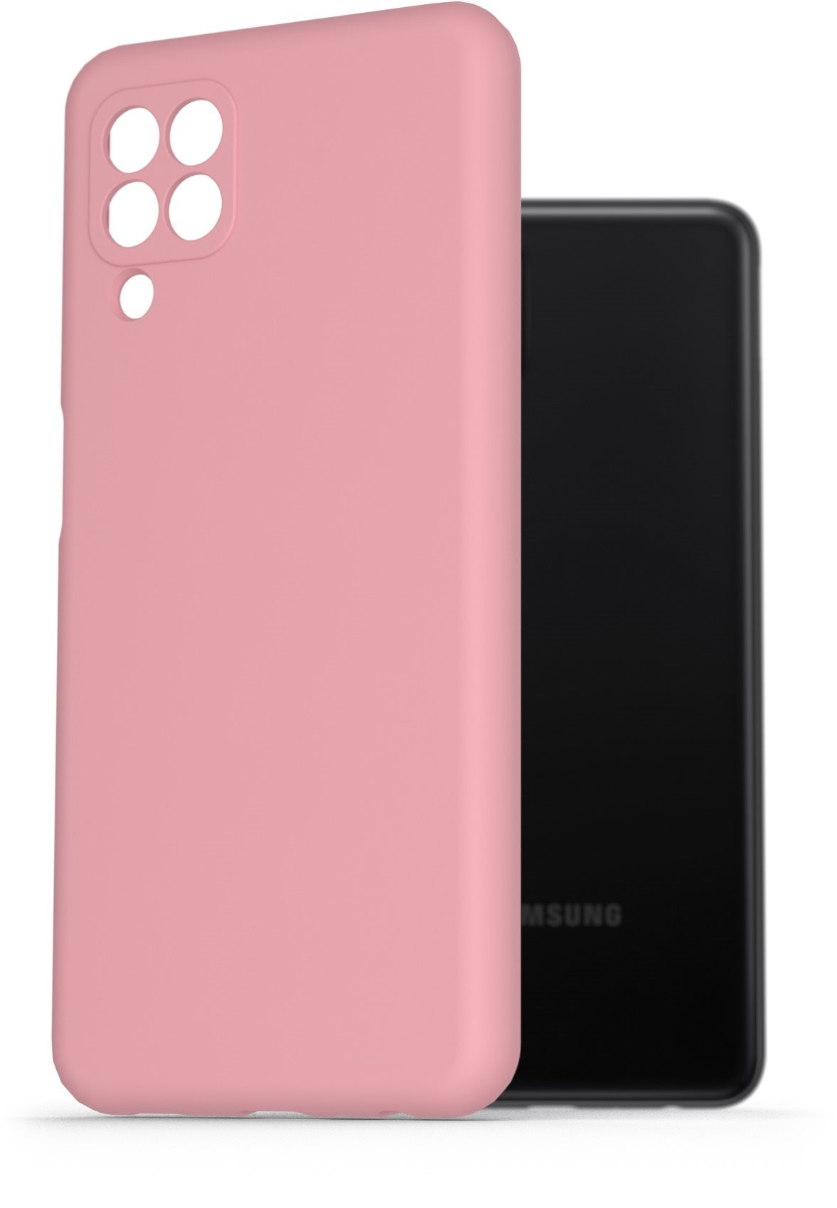 AlzaGuard Premium Liquid Silicone Case for Samsung Galaxy A22 Pink...