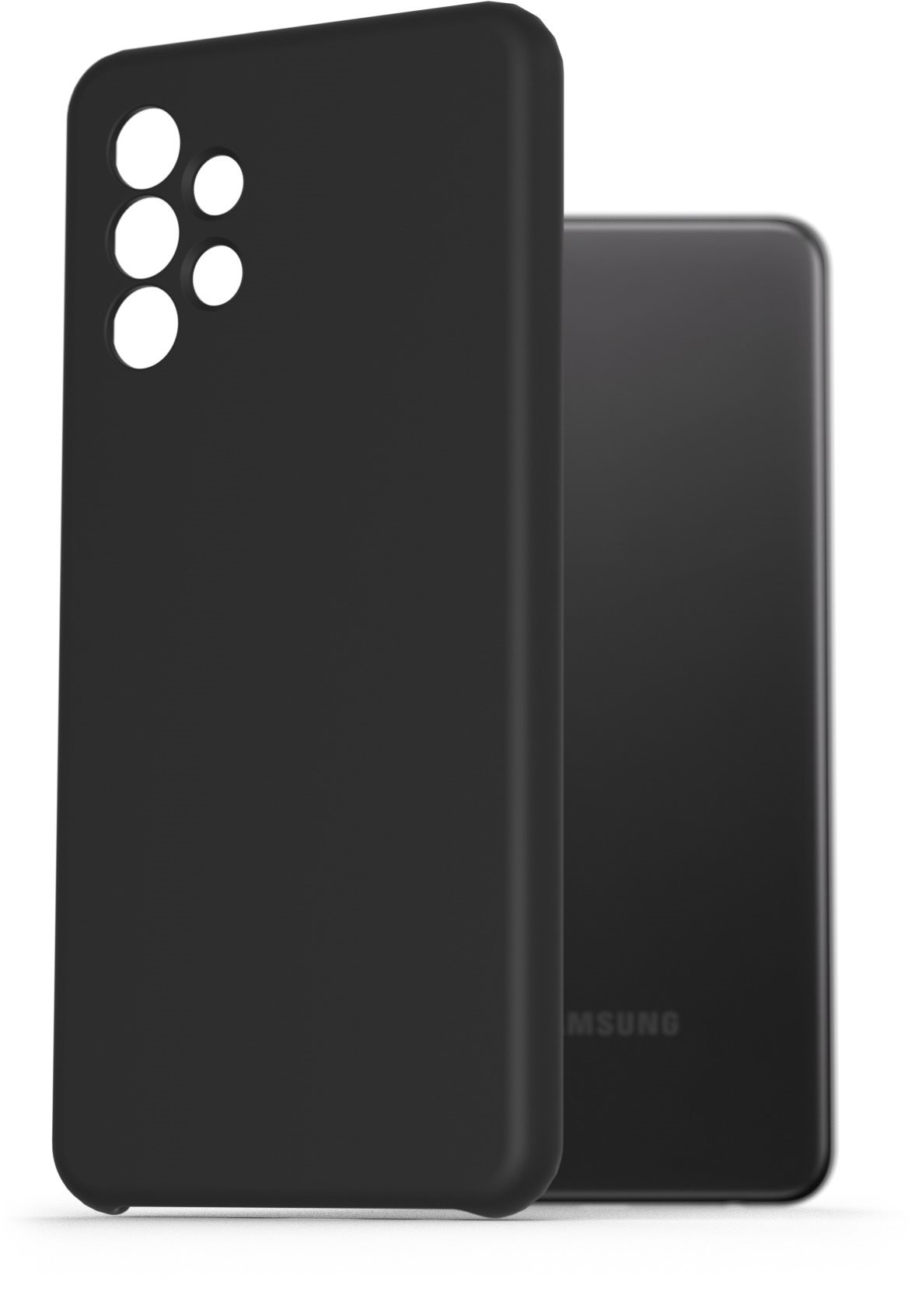 AlzaGuard Premium Liquid Silicone Case for Samsung Galaxy A32 Black...