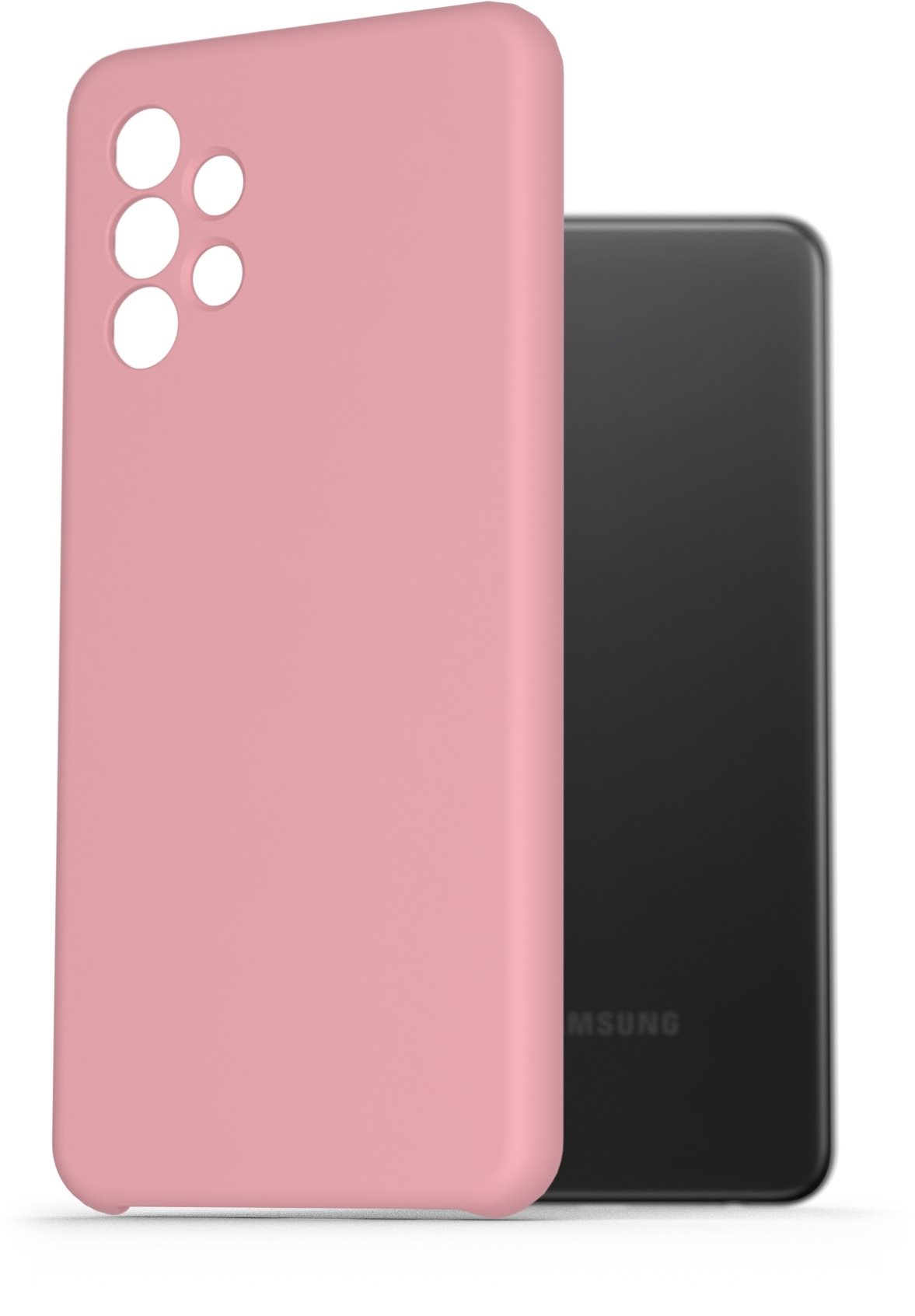 AlzaGuard Premium Liquid Silicone Case for Samsung Galaxy A32 Pink...