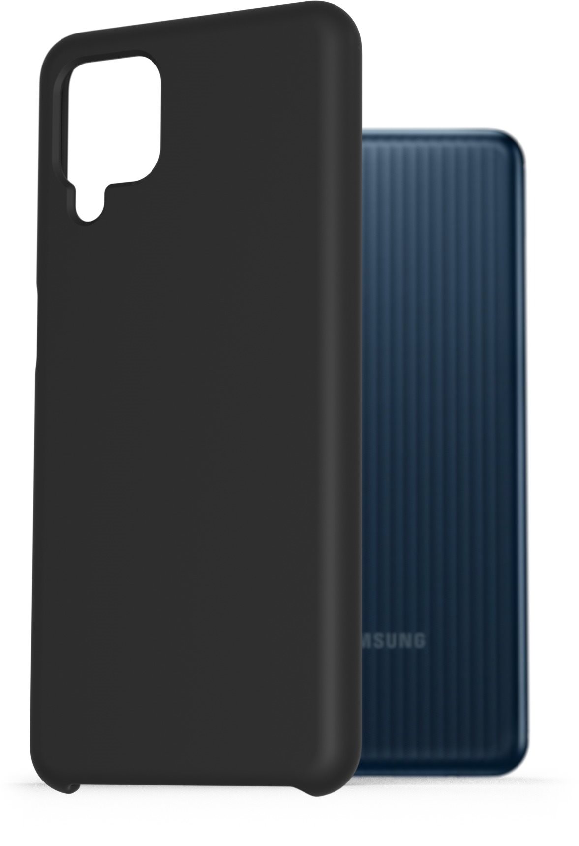 AlzaGuard Premium Liquid Silicone Case for Samsung Galaxy M12 Black...