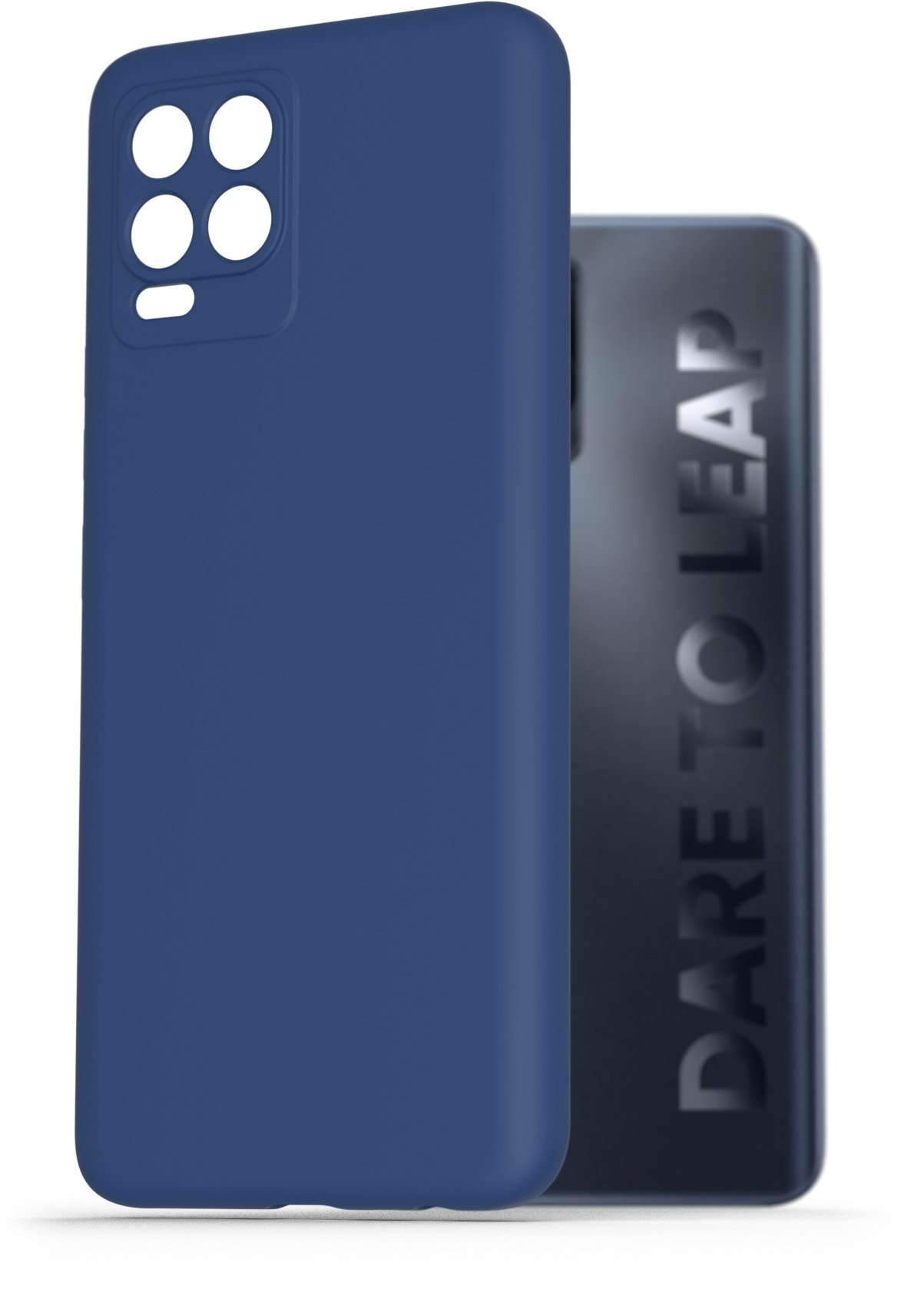 AlzaGuard Premium Liquid Silicone Case for Realme 8 Pro Blue Phone...