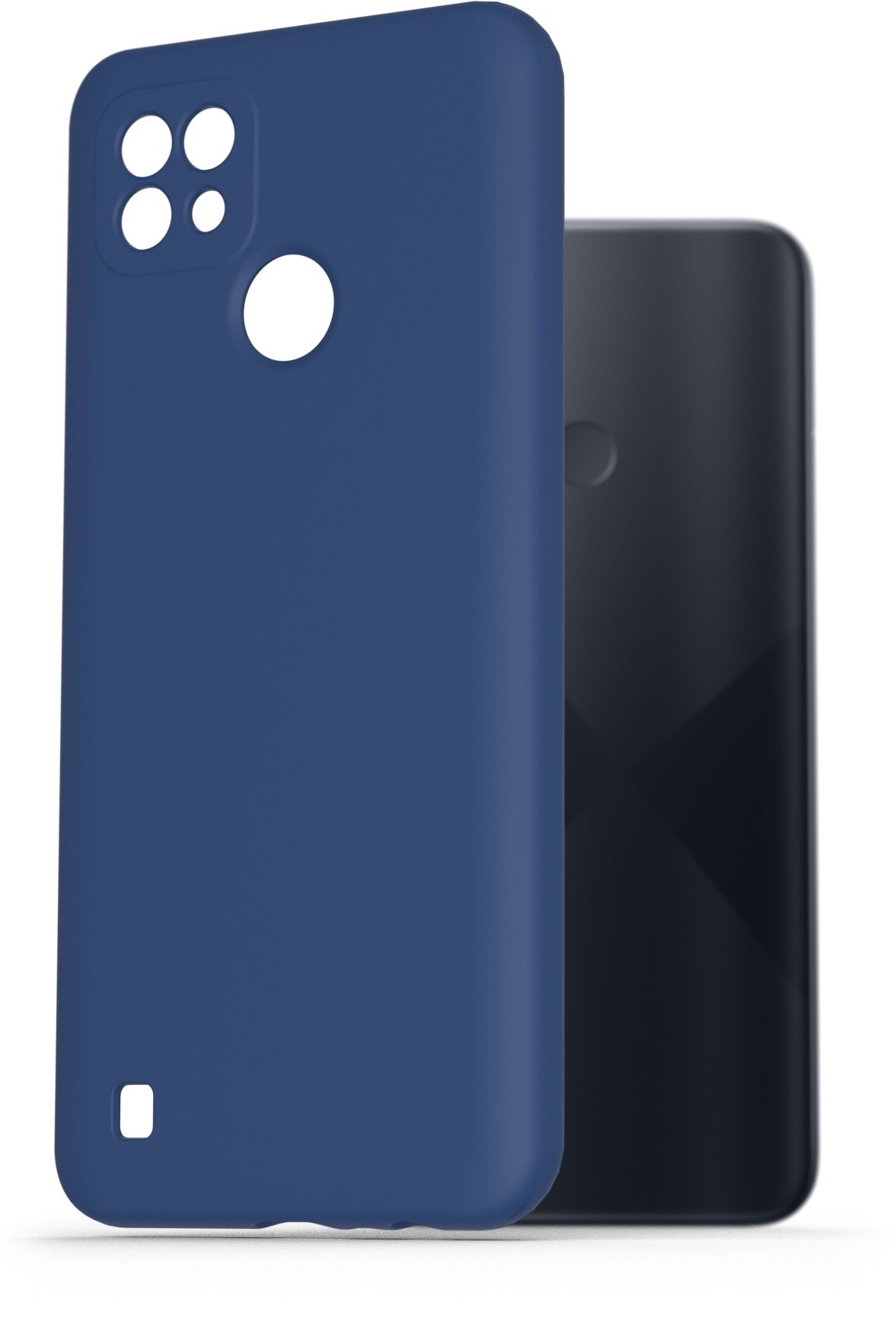 AlzaGuard Premium Liquid Silicone Case for Realme C21/C21Y Blue...
