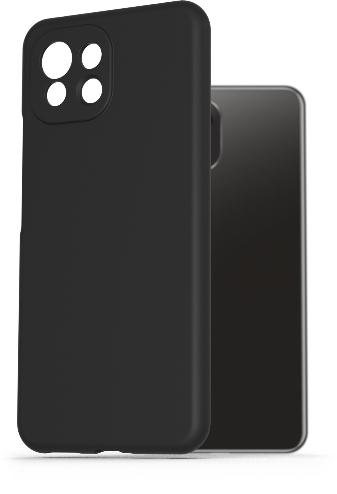 AlzaGuard Premium Liquid Silicone Case for Xiaomi Mi 11 Lite Black...
