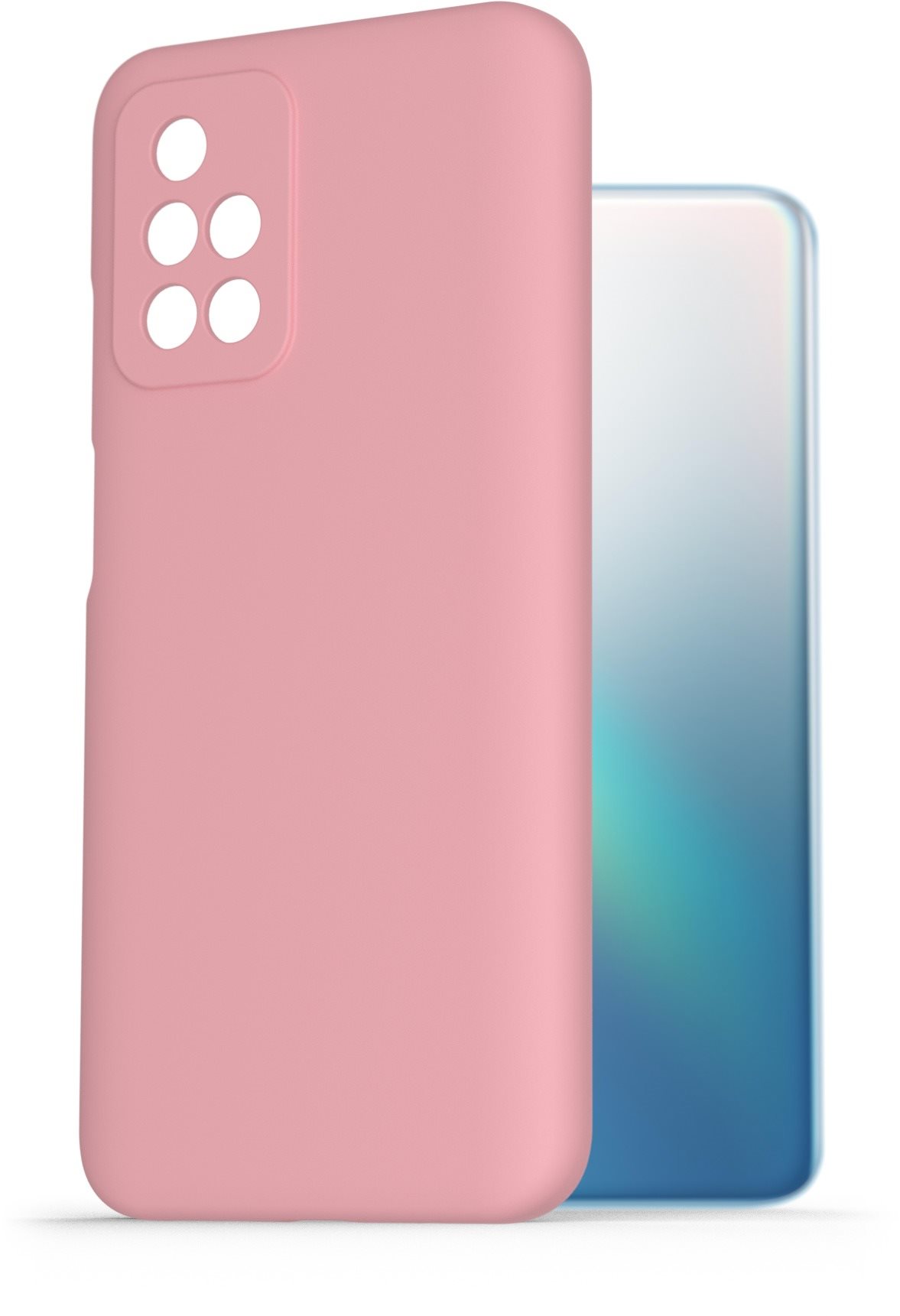 AlzaGuard Premium Liquid Silicone Case for Xiaomi Redmi 10 Pink...