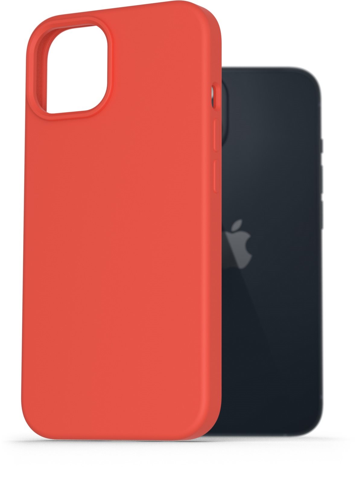 AlzaGuard Premium Liquid Silicone Case na iPhone 14 červený Kryt na...
