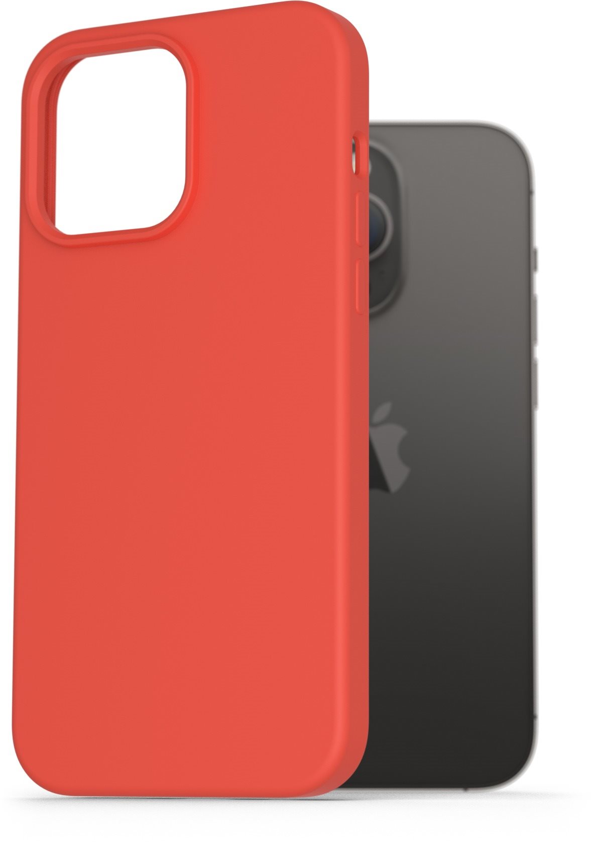 AlzaGuard Premium Liquid Silicone Case na iPhone 14 Pro Max červený...