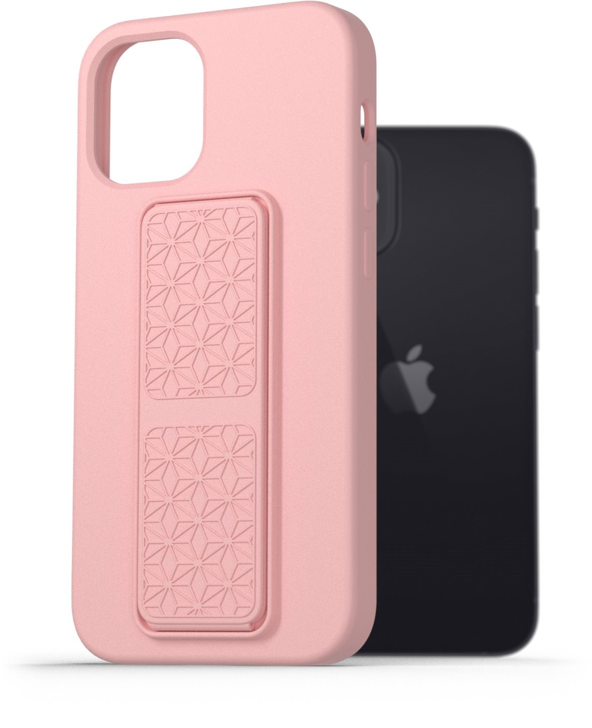 AlzaGuard Liquid Silicone Case avec support pour iPhone 12 mini...