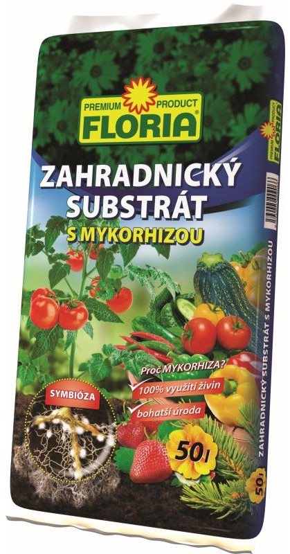 FLORIA Záhradnícky Substrát s mykorhízou 50 l Substrát