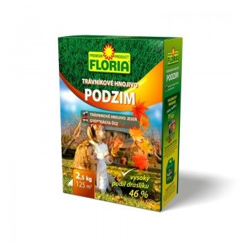 FLORIA Jesenné trávnikové hnojivo 2,5 kg Trávnikové hnojivo