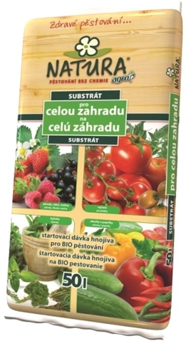 AGRO Substrát pro celou zahradu NATURA, objem 50l Substrát