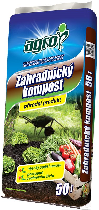 AGRO Záhradnícky kompost 50 l Substrát