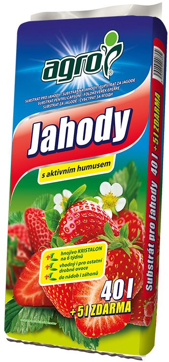 AGRO Substrát na jahody 40 l + 5 l Substrát