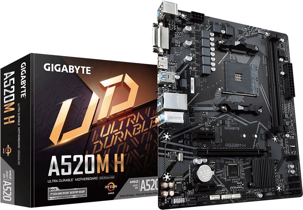 GIGABYTE A520M H Motherboard