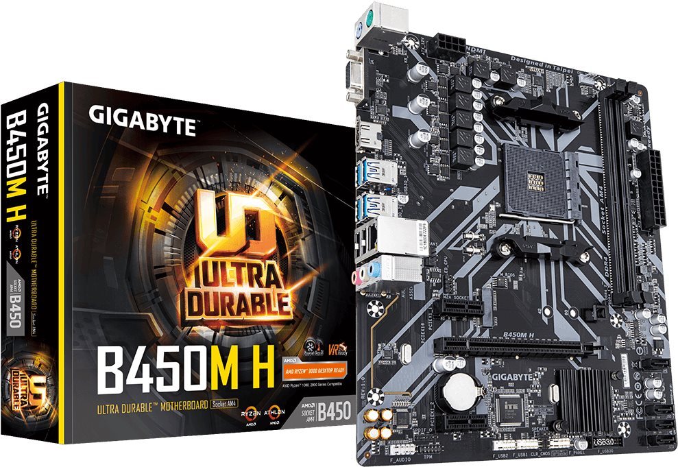 GIGABYTE B450M H Motherboard
