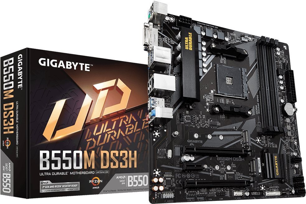 GIGABYTE B550M DS3H Motherboard