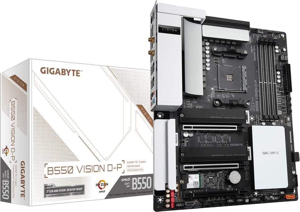 GIGABYTE B550 VISION D-P Motherboard
