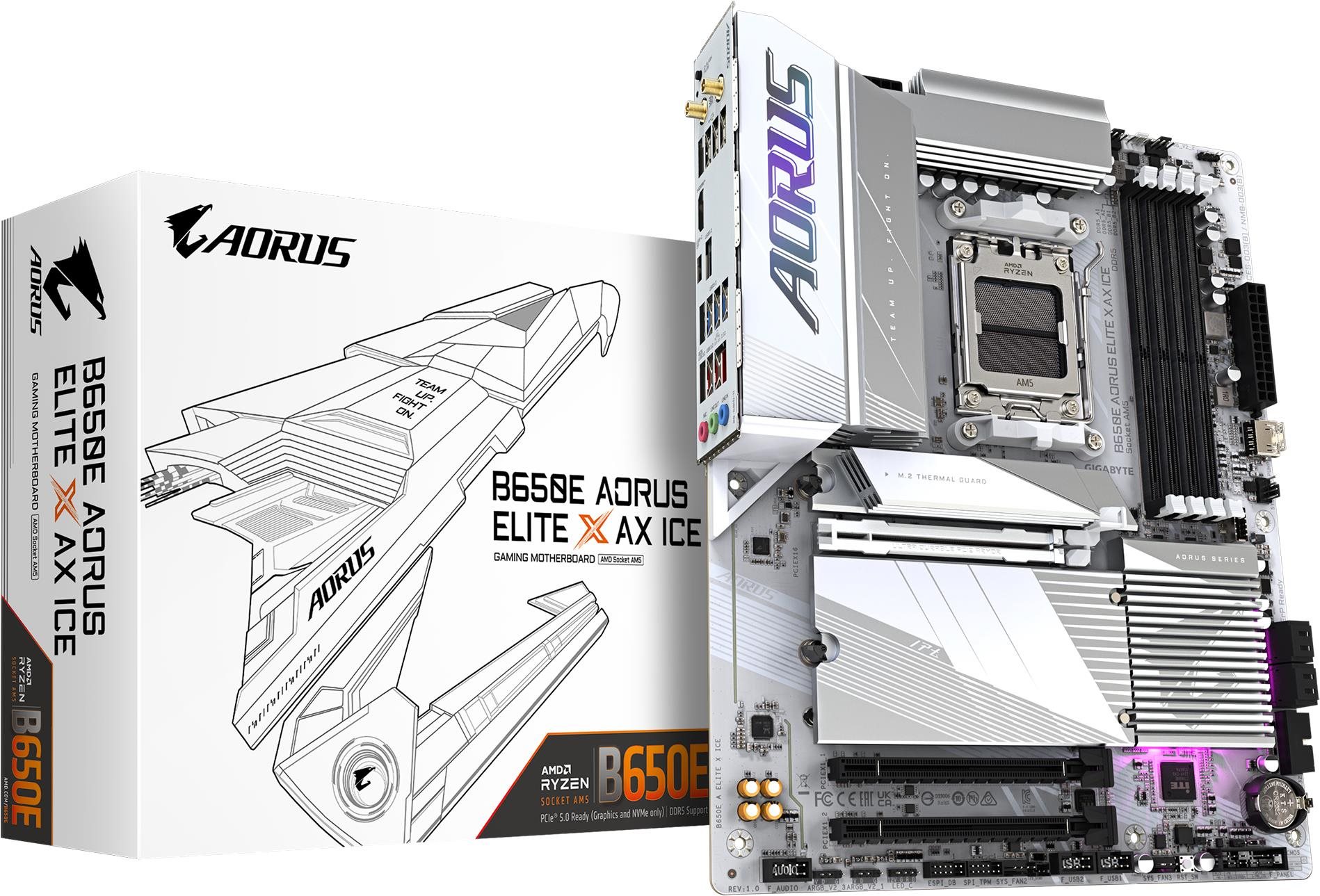 GIGABYTE B650E AORUS ELITE X AX ICE Alaplap