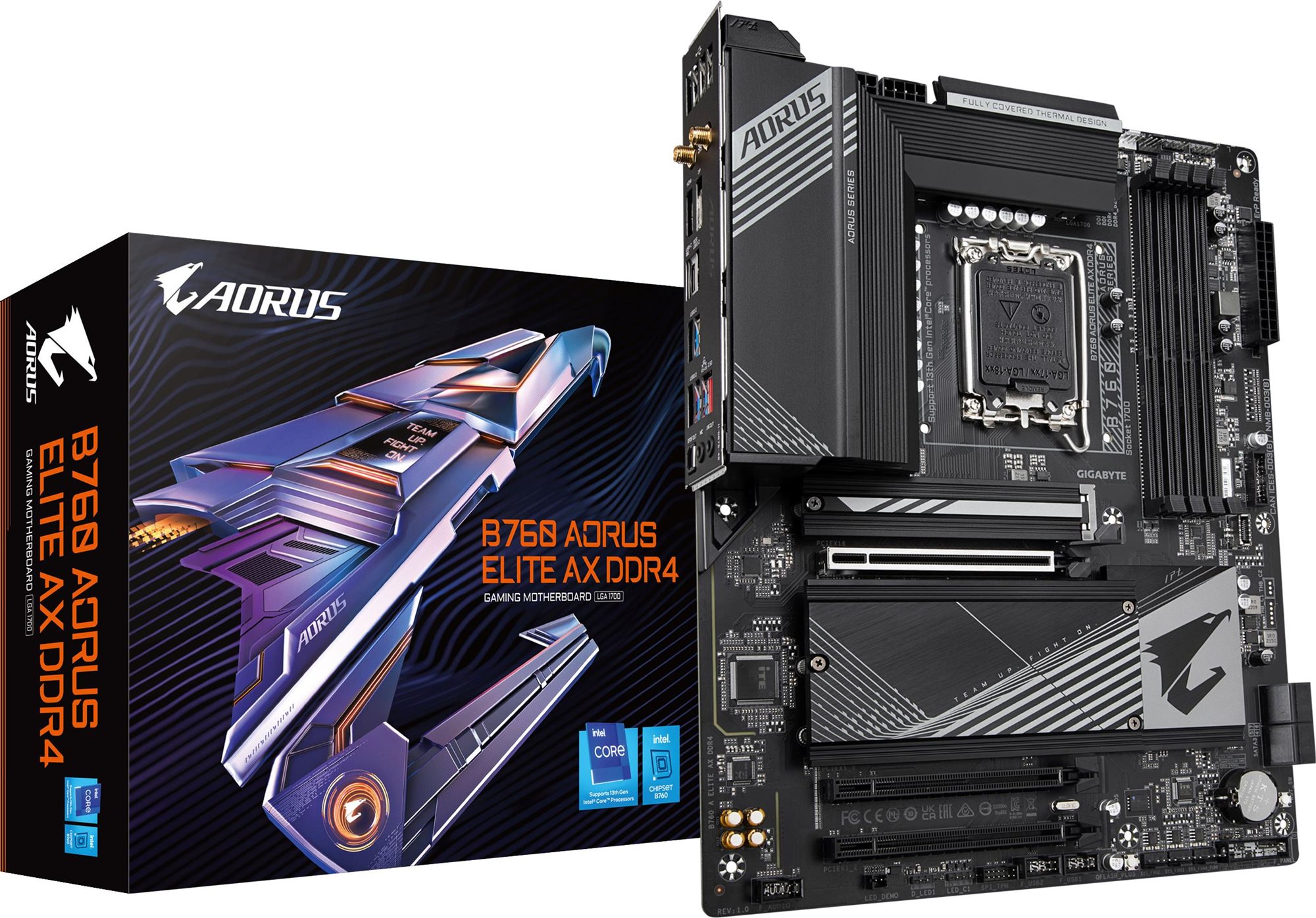 GIGABYTE B760 AORUS ELITE AX DDR4 Alaplap